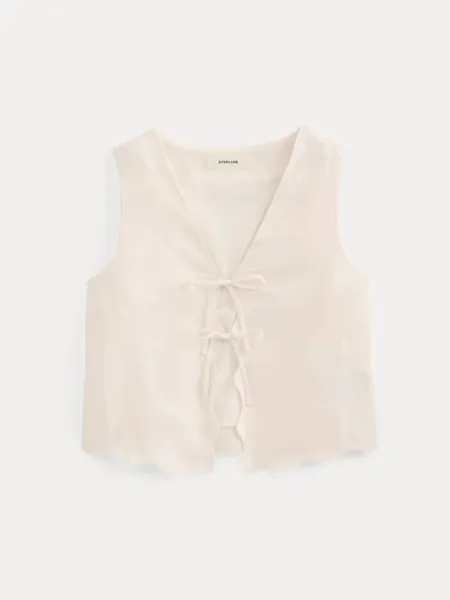 Tie Front Scallop Tank 